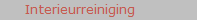 Interieurreiniging